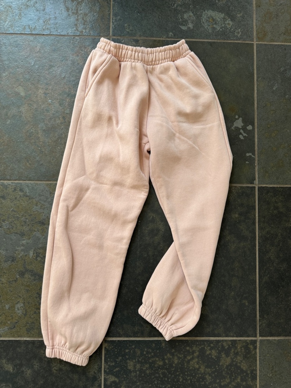 Zara Light Pink Fleece Joggers for Kids